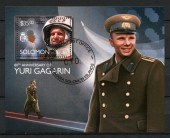 Ю.Гагарин 80-летие. Блок. Солом. о-ва. 2014г.