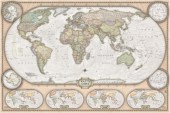 Ретро-карта мира.