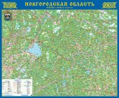 Новгородская область. Настенная карта