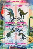 Динозавры.Лист(фант.)Руанда.2013