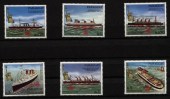 Пароходы.Набор марок.Парагвай.1986
